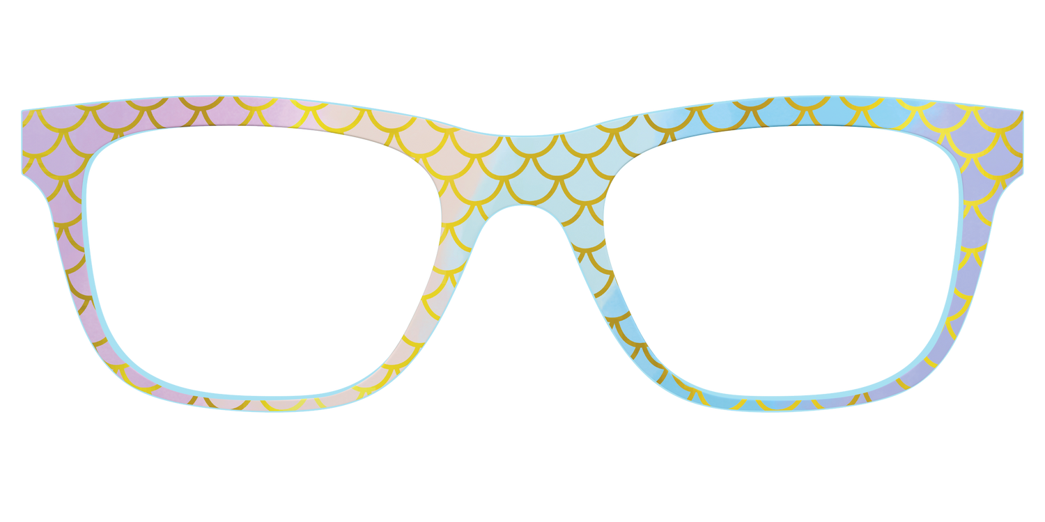 The Rainbow Mermaid - Front Top Image - Pair Eyewear