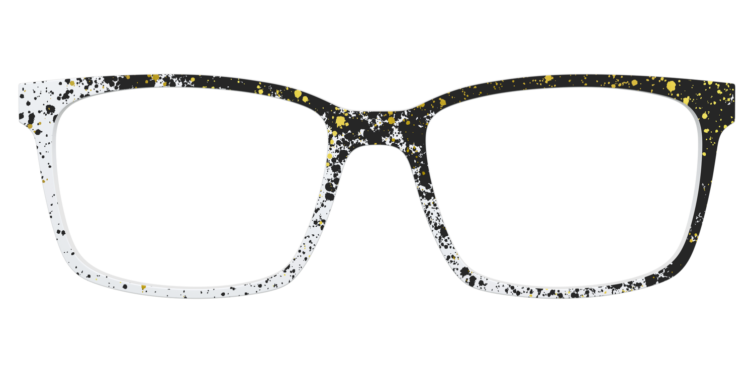 The Black & White Splatter - Lifestyle Kirby Top Image - Pair Eyewear
