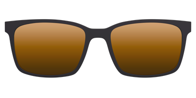 The Polarized Gold Reflective Sun Top - Front Top Thumbnail - Pair Eyewear