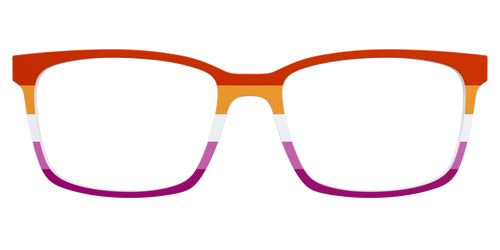 The Lesbian Flag - Kirby Top - Pair Eyewear