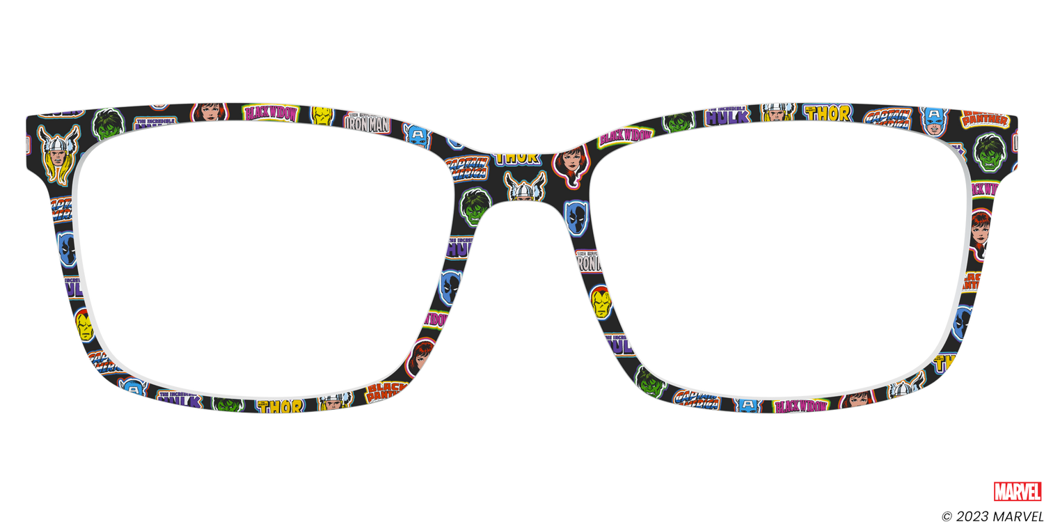 The Marvel Stickers - Lifestyle Kirby Top Image - Pair Eyewear