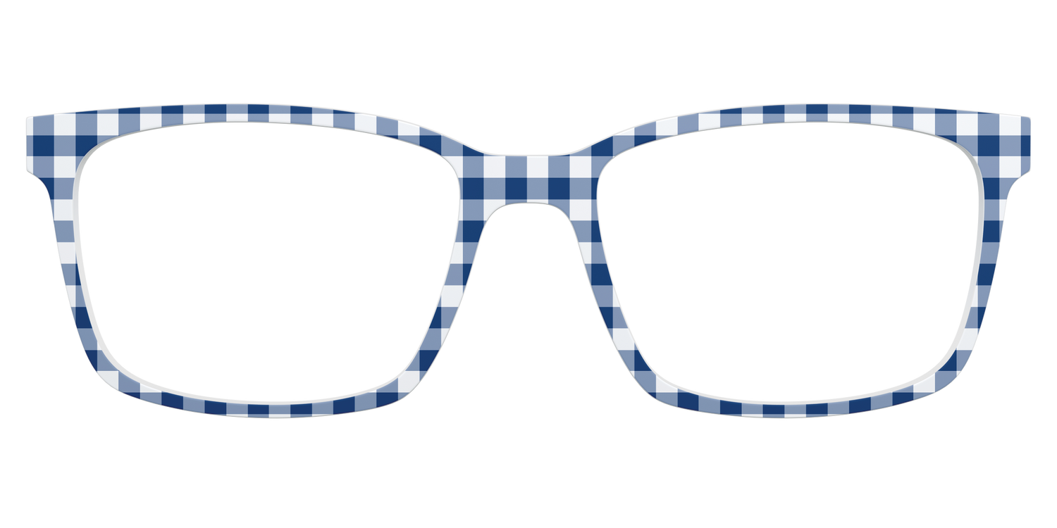 The Navy Gingham - Lifestyle Kirby Top Image - Pair Eyewear