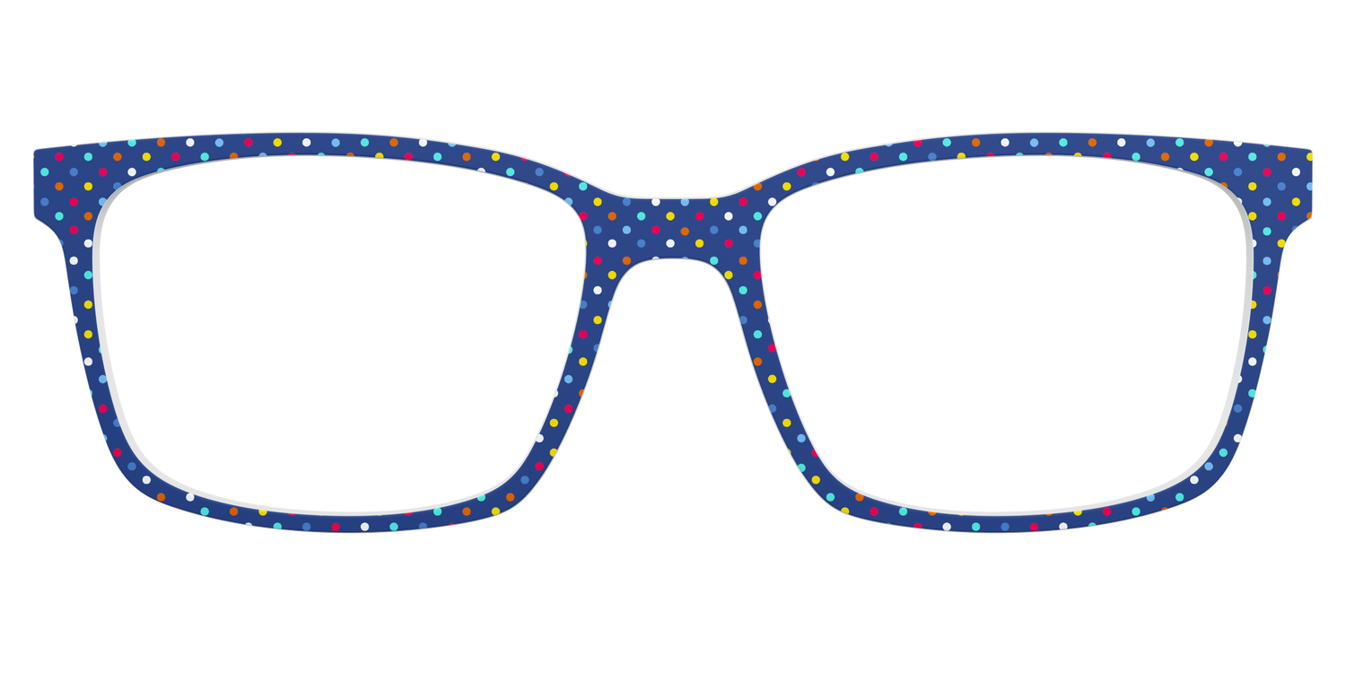The Navy Party Dots - Lifestyle Kirby Top Image - Pair Eyewear