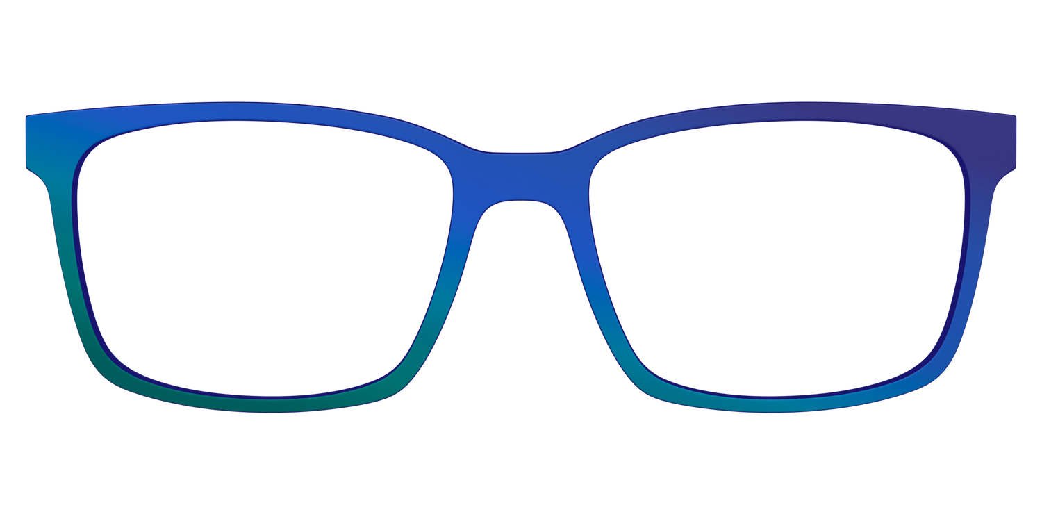 The Peacock Ombre - Lifestyle Kirby Top Image - Pair Eyewear