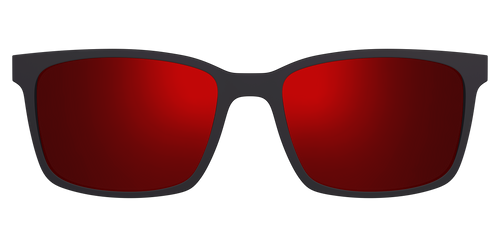 The Polarized Red Reflective Sun Top - Kirby Top - Pair Eyewear
