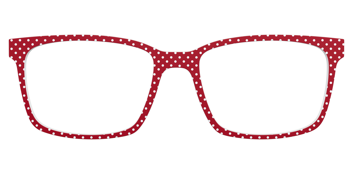 The Ruby Pin Dot - Lifestyle Kirby Top Image - Pair Eyewear