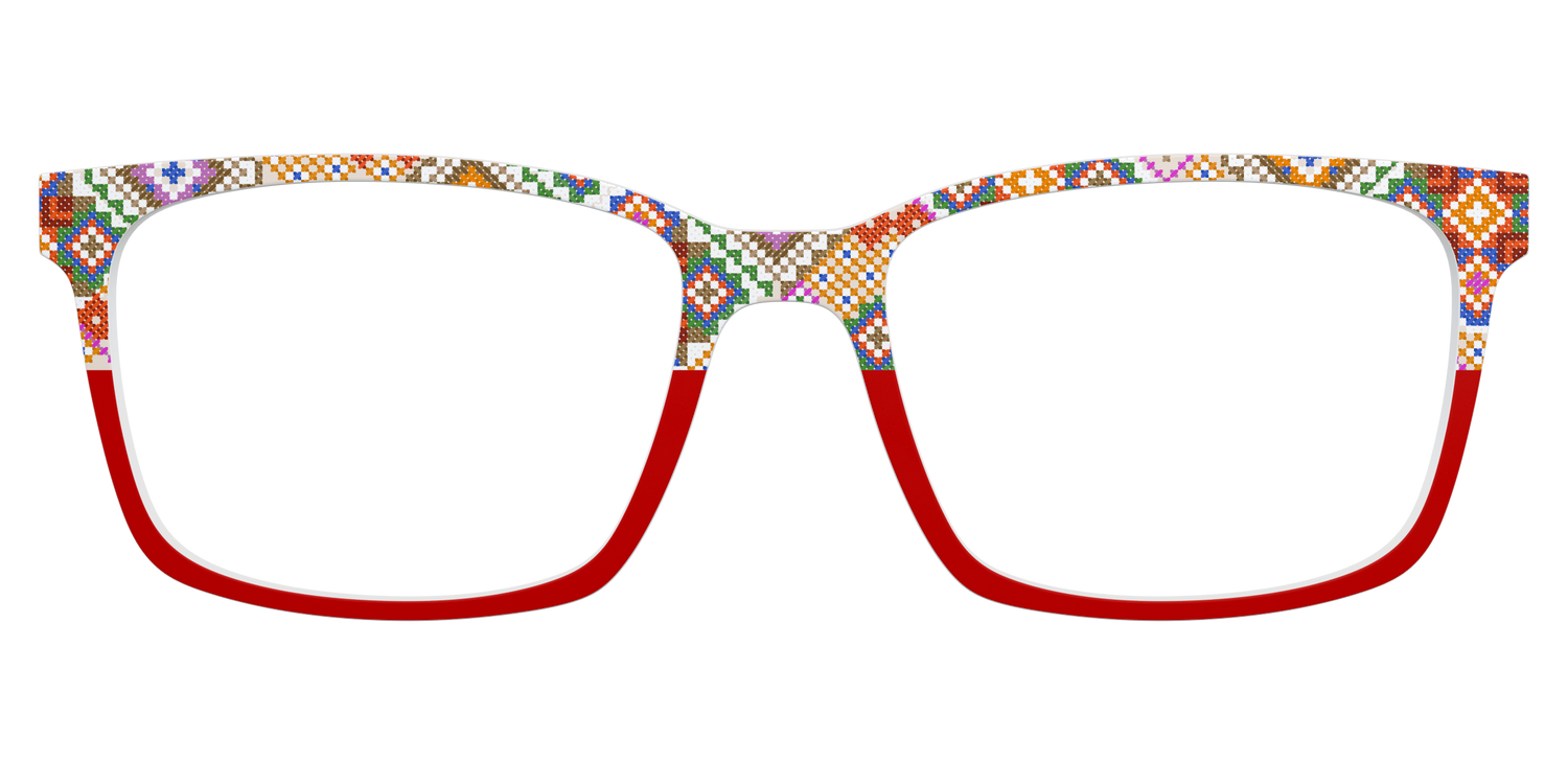 The Safari Weave Split - Lifestyle Kirby Top Image - Pair Eyewear