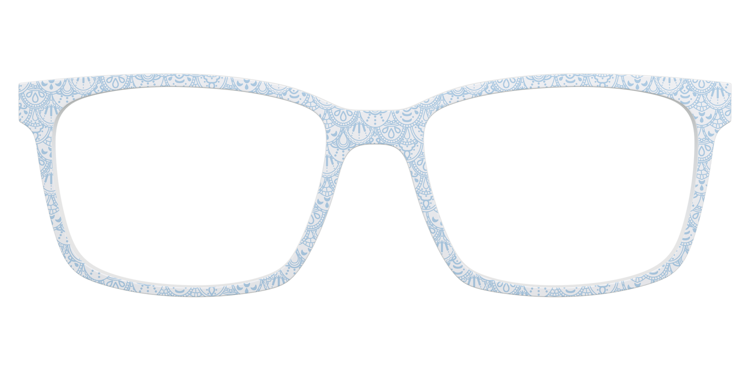 The Something Blue Scallop Lace - Lifestyle Kirby Top Image - Pair Eyewear