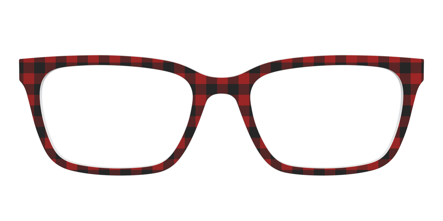 The Buffalo Plaid - Front Top Image - Pair Eyewear