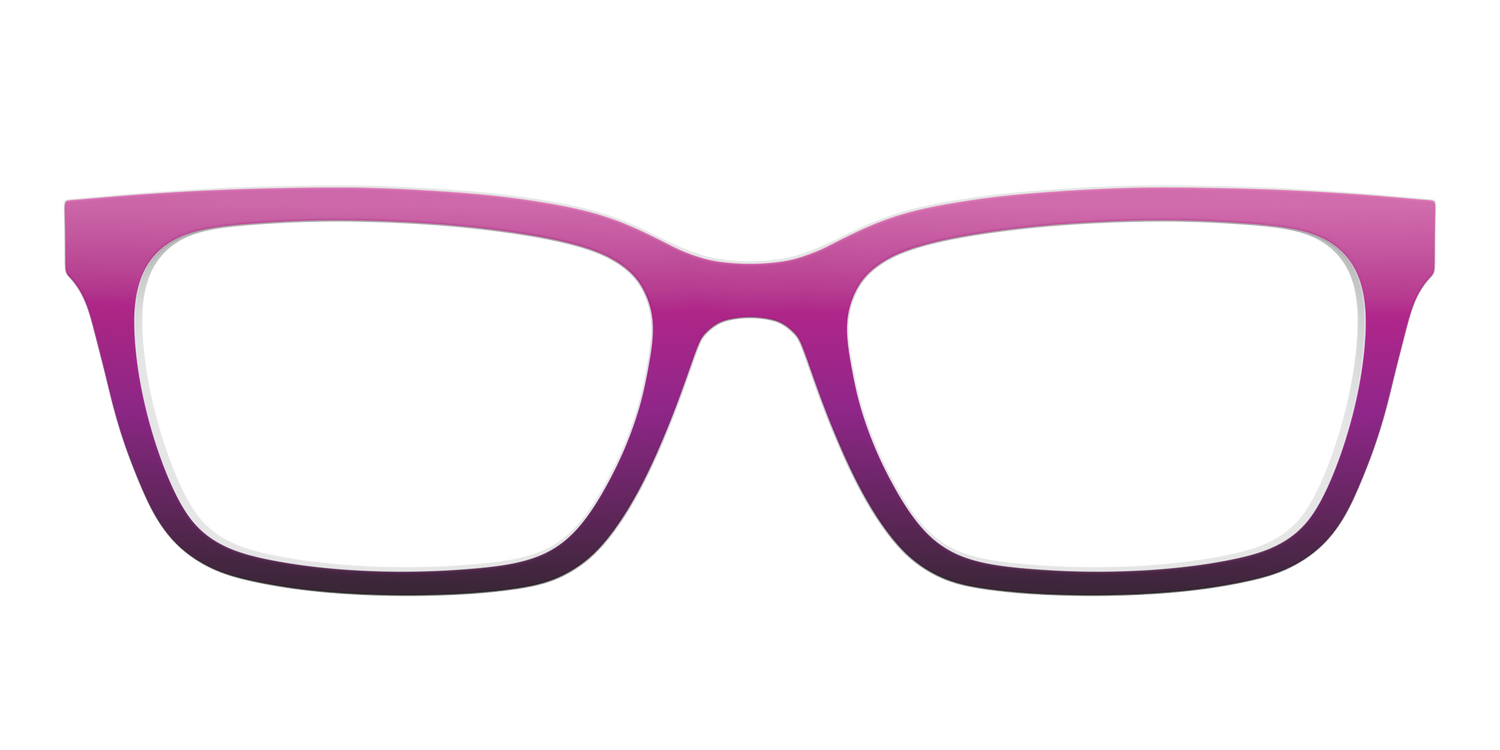 The Pink to Plum Gradient - Front Top Image - Pair Eyewear