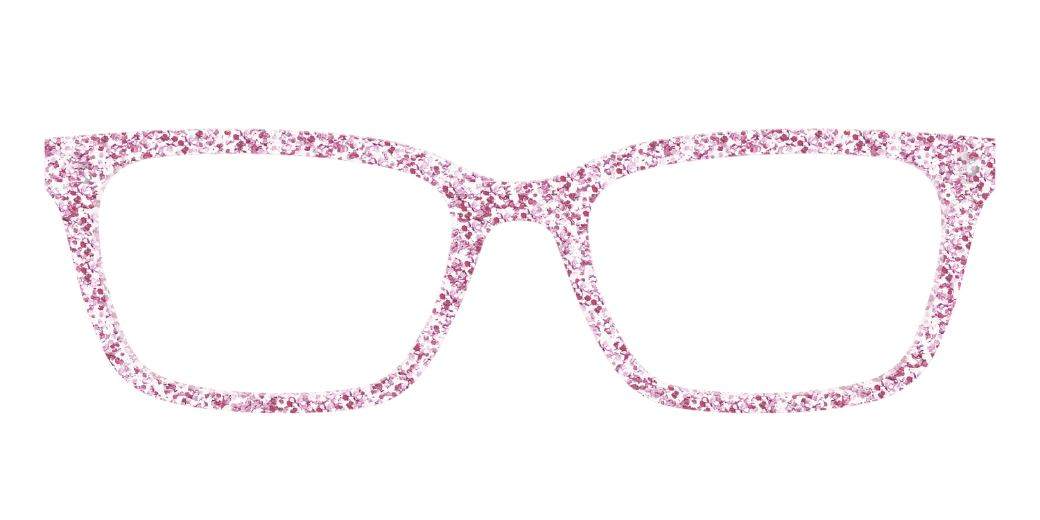The Rose Gold Sparkle - Front Top Image - Pair Eyewear