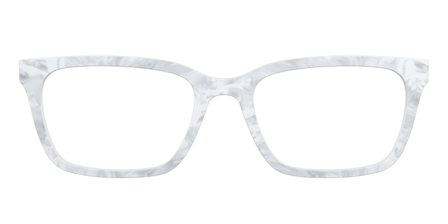 The White Pearlescent - Front Top Image - Pair Eyewear