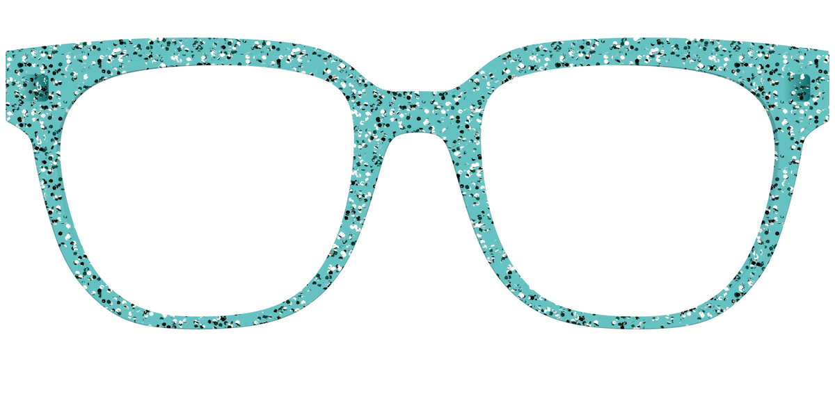 The Mint Sparkle - Front Top Image - Pair Eyewear