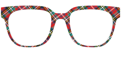 The Winter Plaid - Front Top Thumbnail - Pair Eyewear
