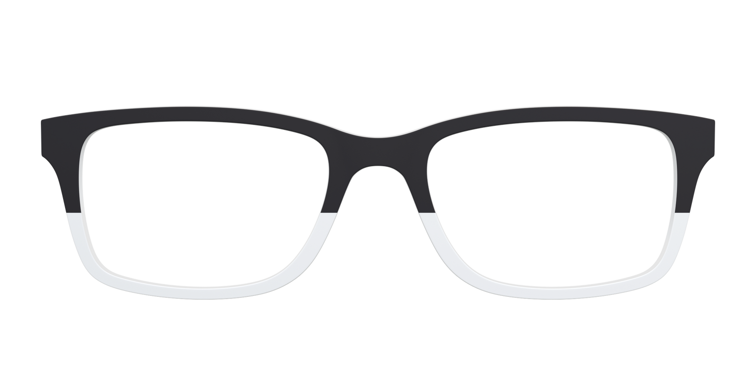 The Black and White - Front Top Image - Pair Eyewear