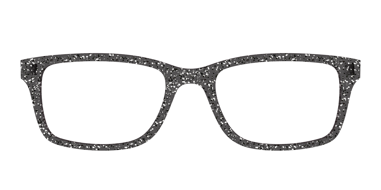 The Black Sparkle - Front Top Image - Pair Eyewear