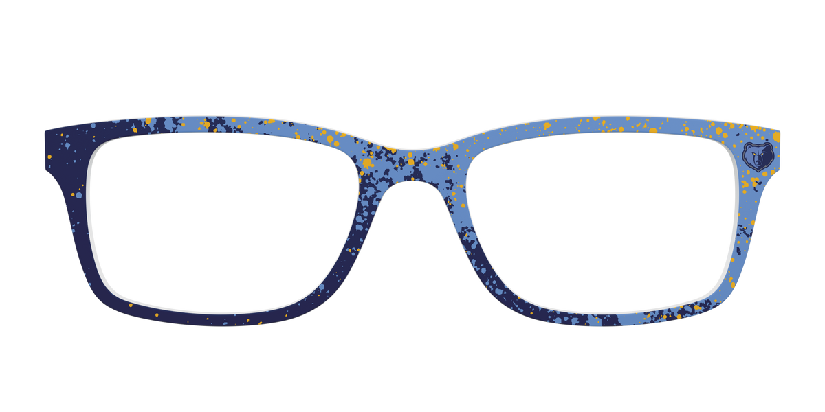 The Grizzlies Splatter - Front Top Image - Pair Eyewear