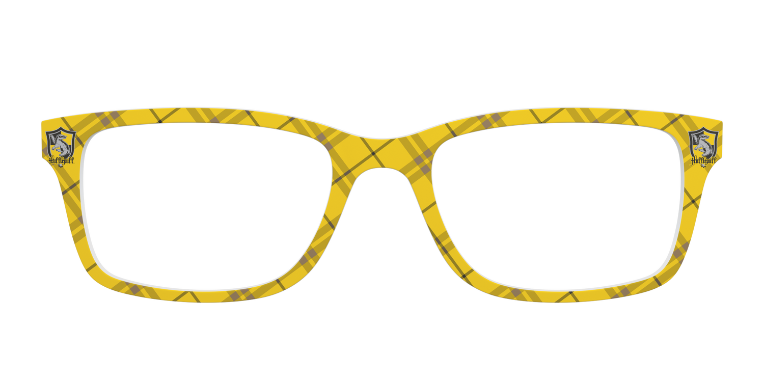 The Hufflepuff™ Plaid - Front Top Image - Pair Eyewear