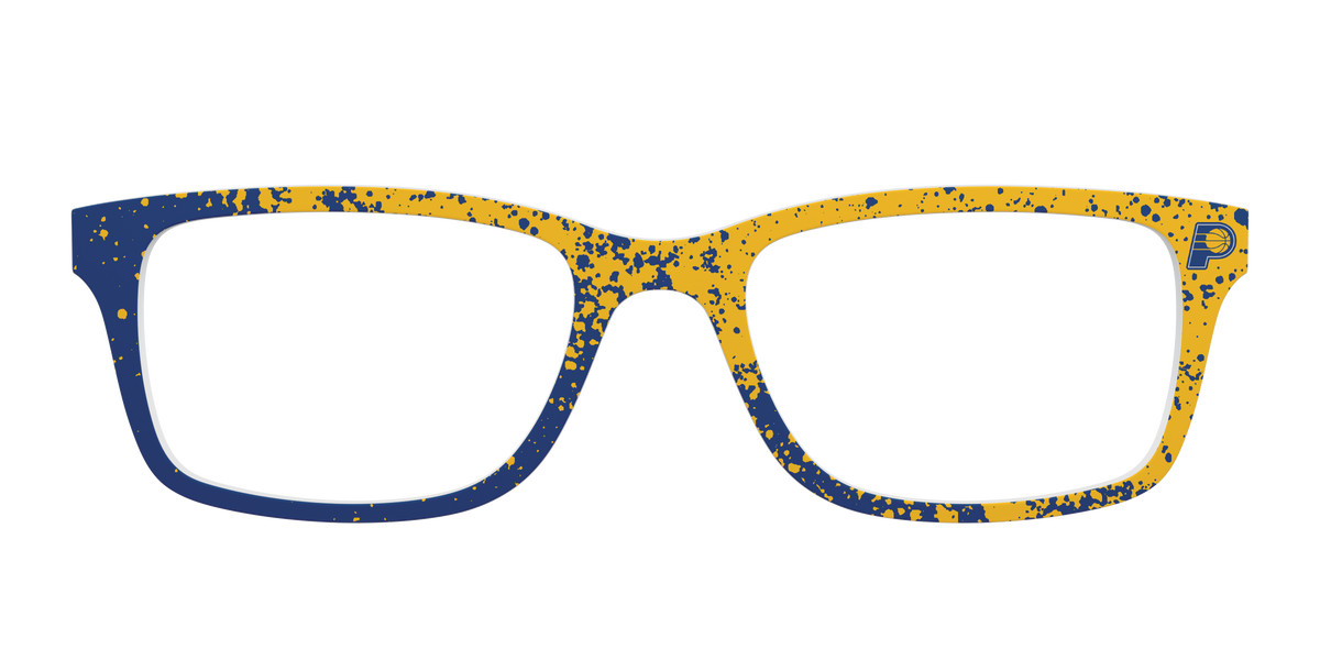 The Pacers Splatter - Front Top Image - Pair Eyewear