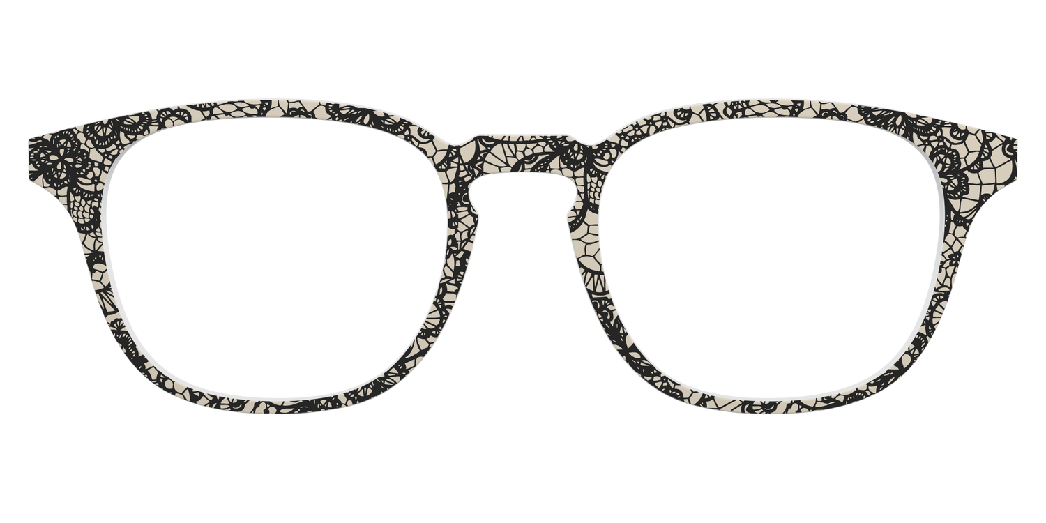 The Black Classic Lace - Front Top Image - Pair Eyewear