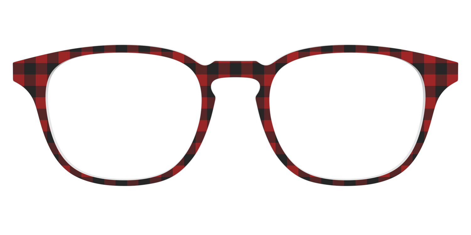 The Buffalo Plaid - Front Top Image - Pair Eyewear