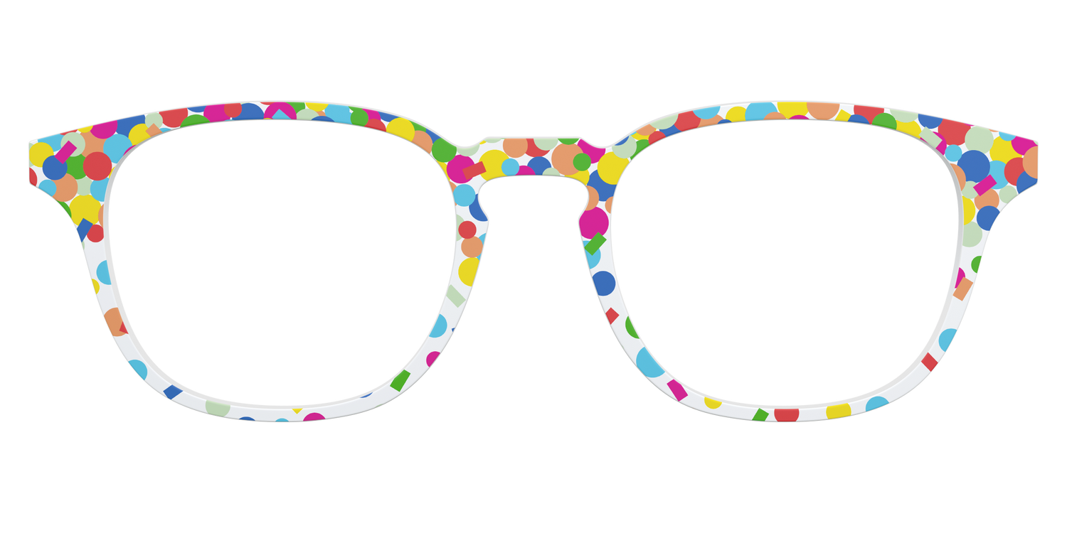 The Confetti - Front Top Image - Pair Eyewear