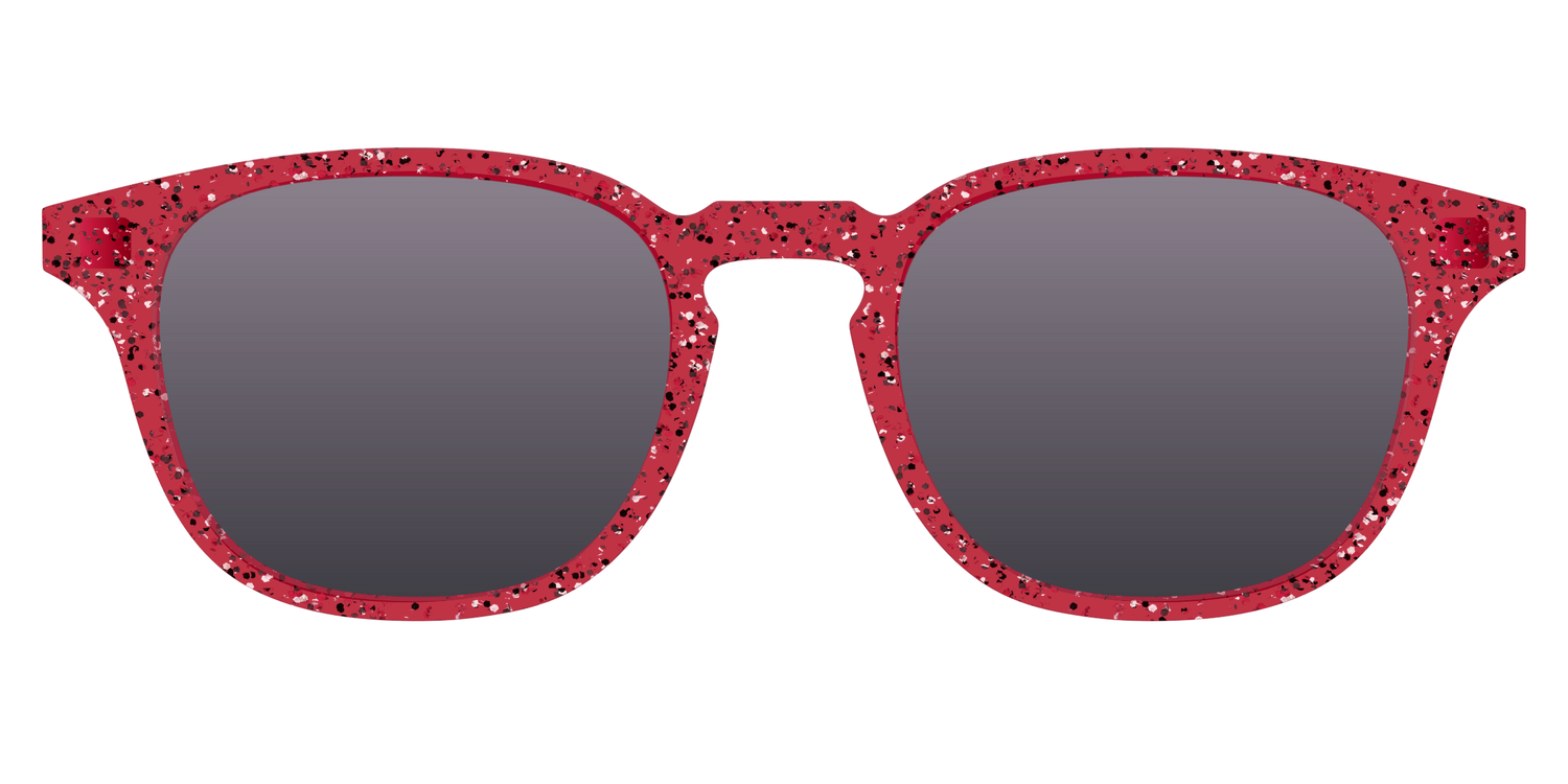 The Polarized Ruby Sparkle Sun Top - Front Top Image - Pair Eyewear