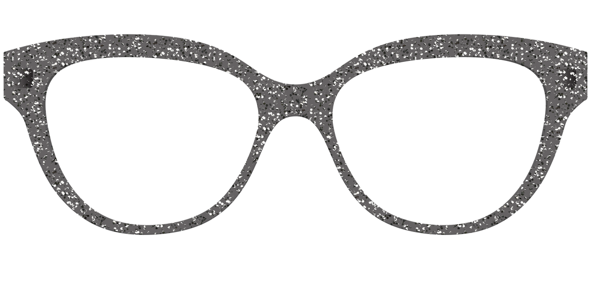 The Black Sparkle - Front Top Image - Pair Eyewear
