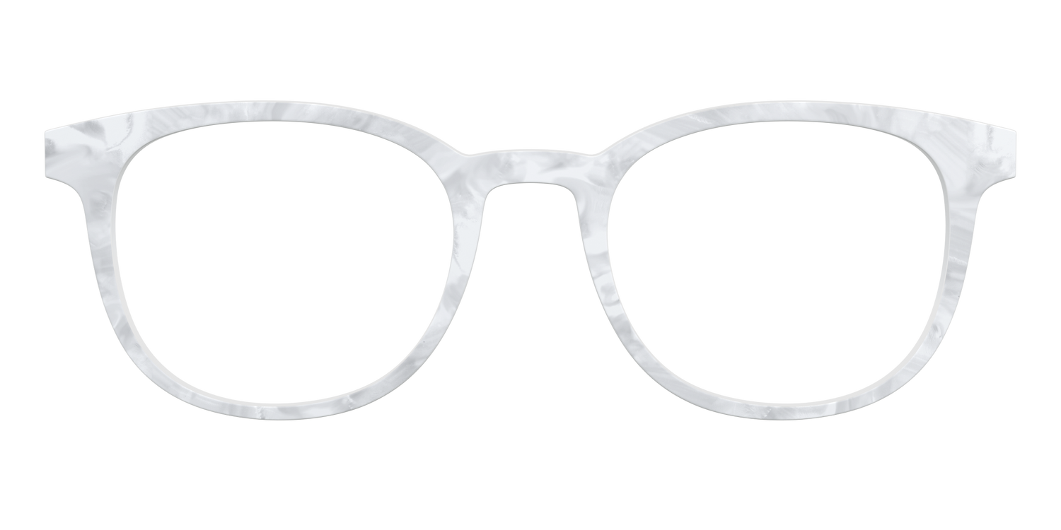 The White Pearlescent - Front Top Image - Pair Eyewear