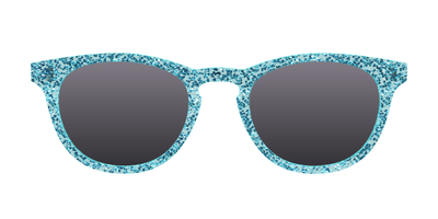 The Polarized Aquamarine Sparkle Sun Top - Front Top Thumbnail - Pair Eyewear