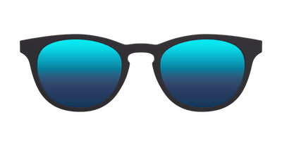 The Polarized Blue Reflective Sun Top - Front Top Thumbnail - Pair Eyewear