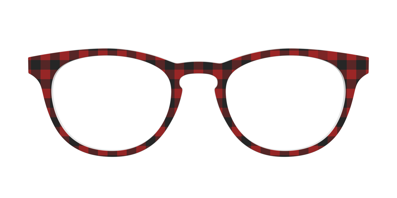 The Buffalo Plaid - Front Top Image - Pair Eyewear