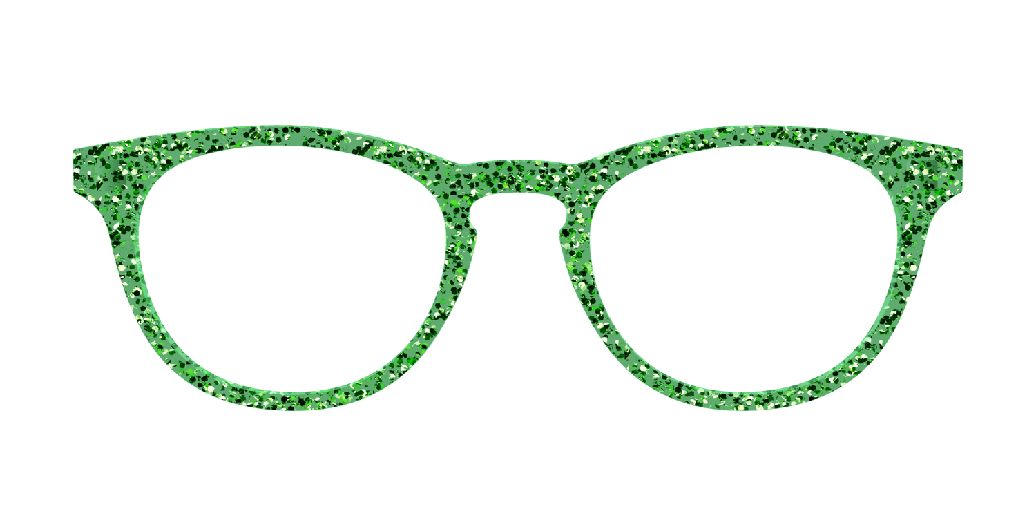 The Emerald Sparkle - Front Top Image - Pair Eyewear