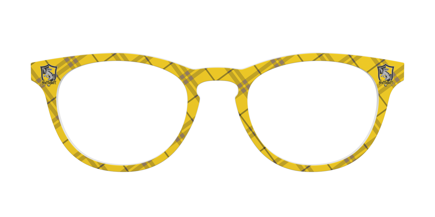 The Hufflepuff™ Plaid - Front Top Image - Pair Eyewear