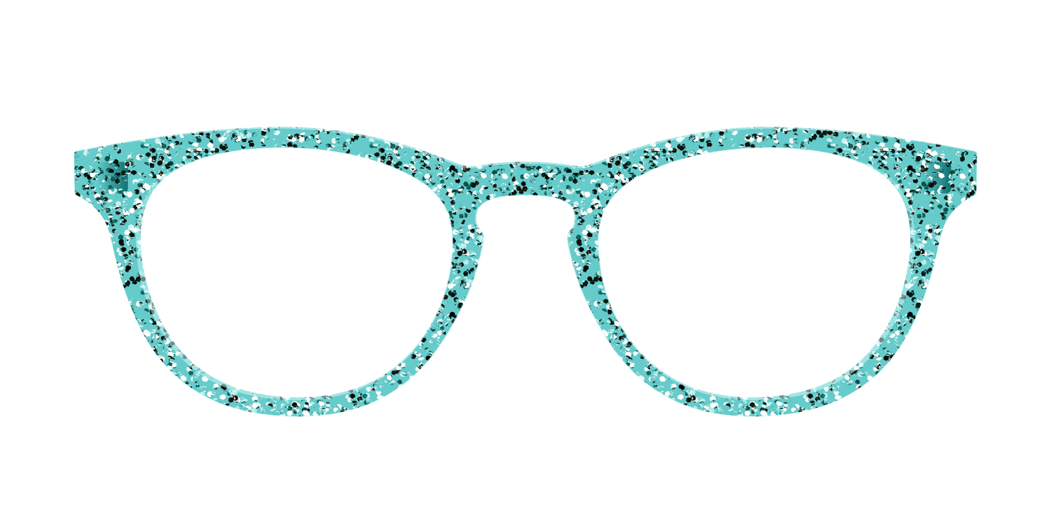 The Mint Sparkle - Front Top Image - Pair Eyewear