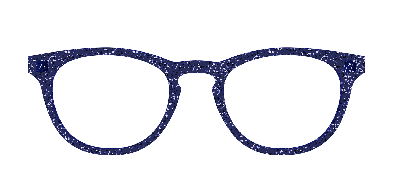 The Navy Sparkle - Front Top Image - Pair Eyewear
