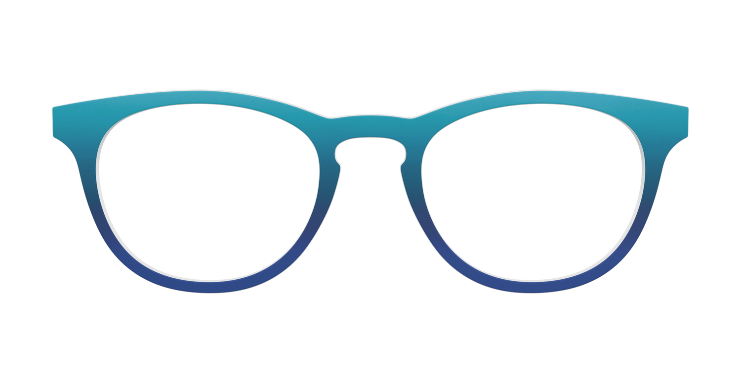 The Ocean Blue - Front Top Image - Pair Eyewear