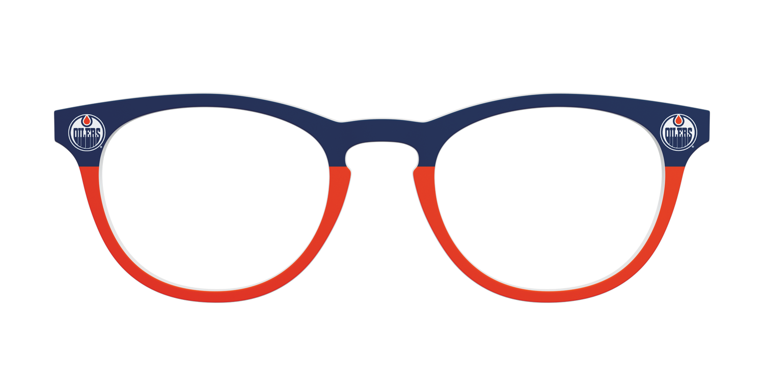The Oilers® Split - Front Top Image - Pair Eyewear