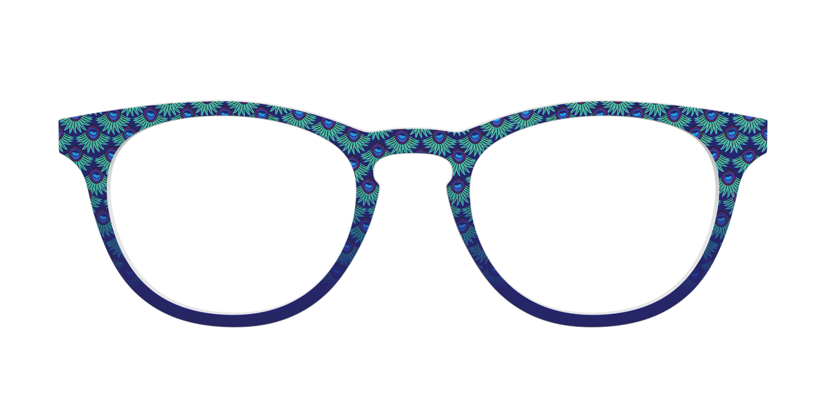The Peacock Scallop - Front Top Image - Pair Eyewear