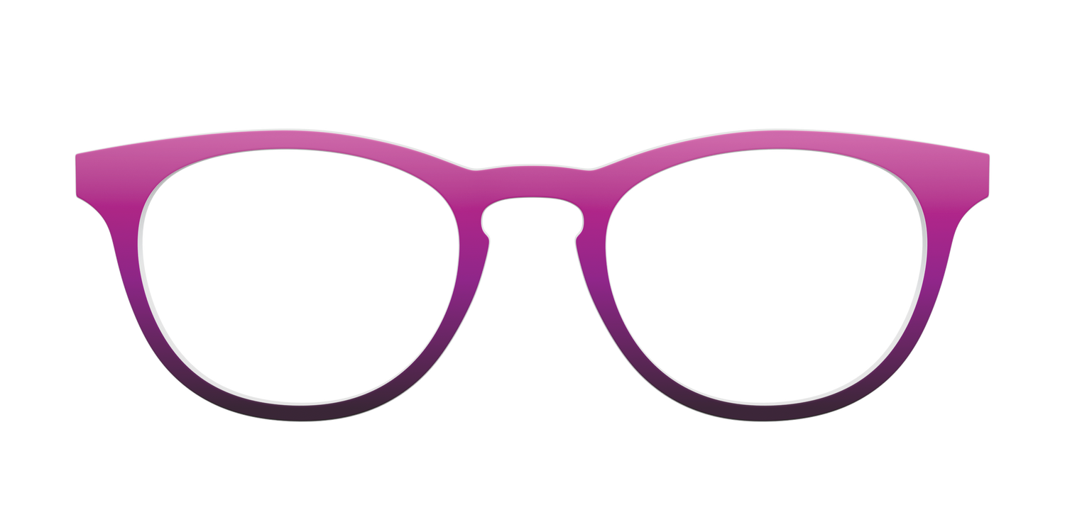The Pink to Plum Gradient - Front Top Image - Pair Eyewear