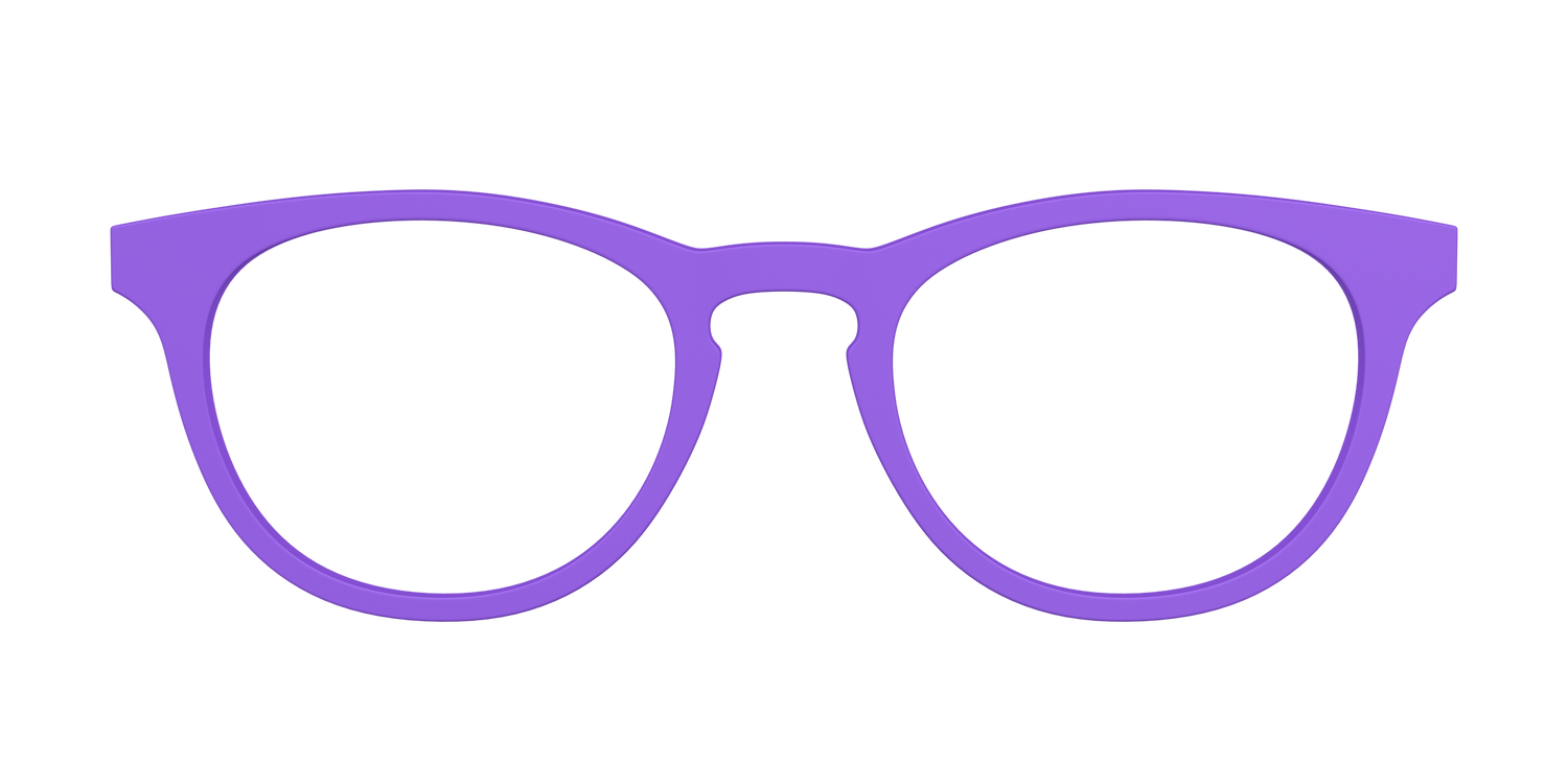 The Purple - Front Top Image - Pair Eyewear