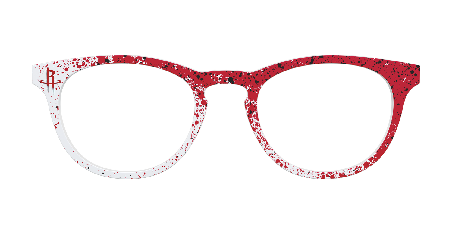 Rockets Splatter - Front Top Image - Pair Eyewear