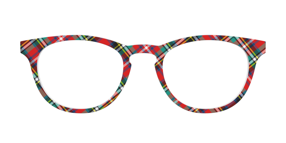 The Winter Plaid - Front Top Image - Pair Eyewear