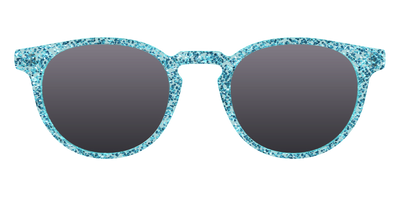 The Polarized Aquamarine Sparkle Sun Top - Front Top Thumbnail - Pair Eyewear