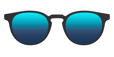 The Polarized Blue Reflective Sun Top - Front Top Thumbnail - Pair Eyewear