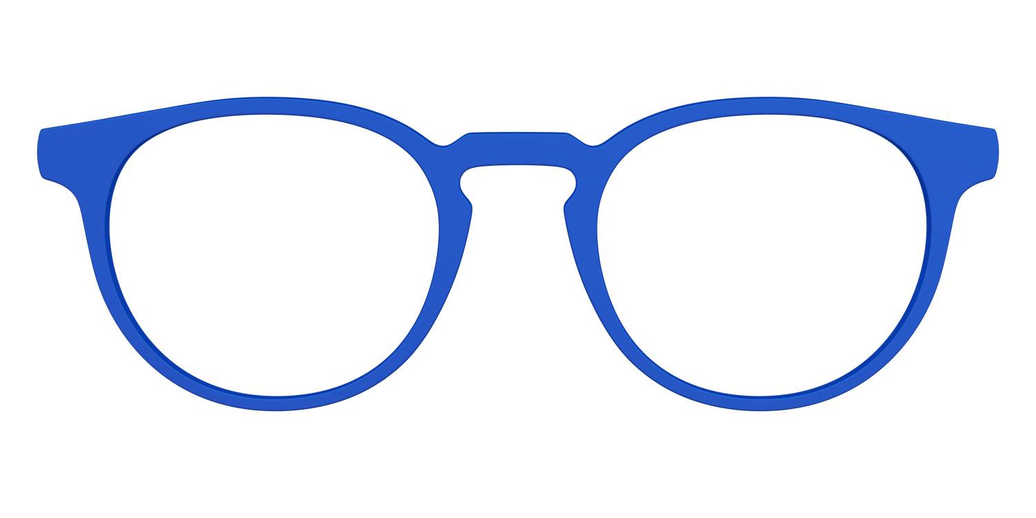 The Indigo - Front Top Image - Pair Eyewear