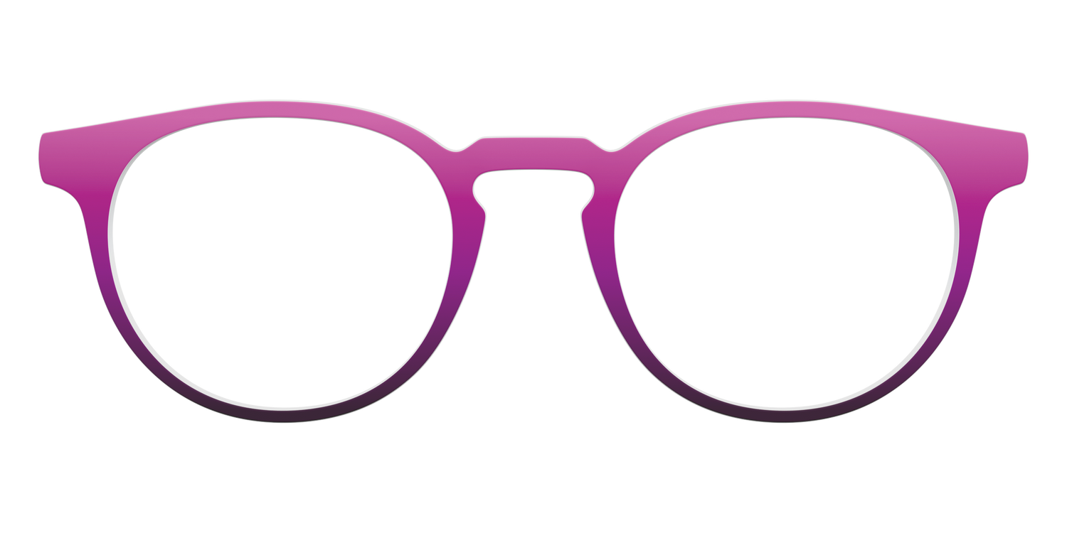 The Pink to Plum Gradient - Front Top Image - Pair Eyewear