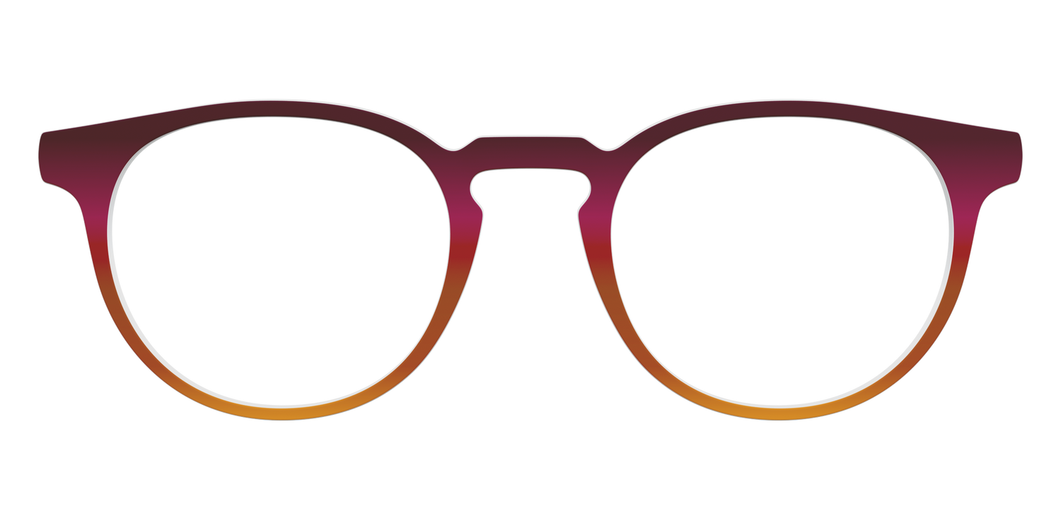 The Umber to Ochre Gradient - Front Top Image - Pair Eyewear