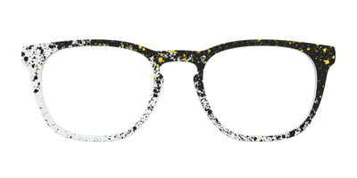 The Black & White Splatter - Front Top Thumbnail - Pair Eyewear