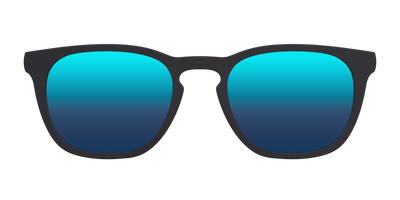 The Polarized Blue Reflective Sun Top - Front Top Thumbnail - Pair Eyewear